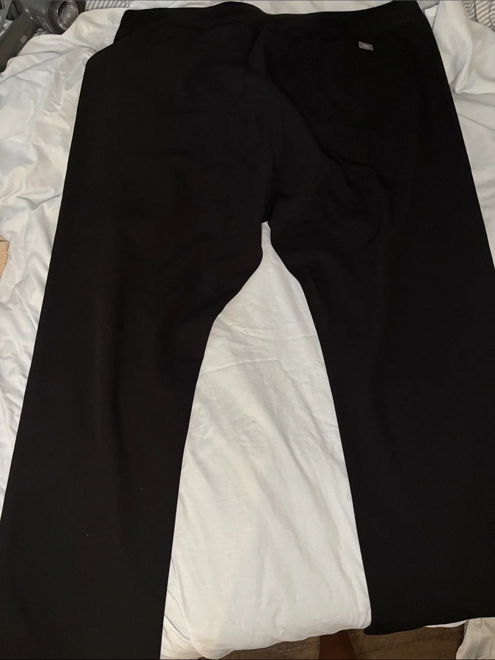 FIGS Technical Collection Scrub Pants XXL Black Drawstring Straight Leg T21003
